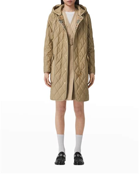 burberry roxby thermoregulated quilted coat|Burberry Roxby Quilted Mid.